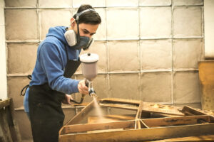 Refinishing a Cast Iron Plate from a vintage Steinway & Sons Grand Piano - Peter Balke, of Chupp's Piano Service, Inc.